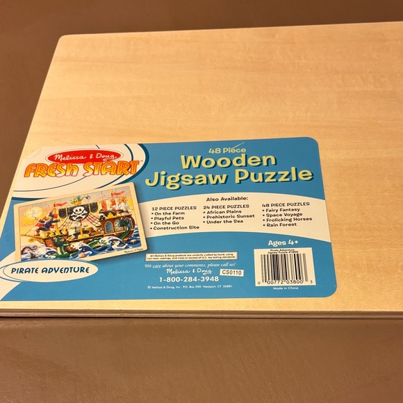 Melissa & Doug Colorful Pirate Ship Wooden Puzzle - Picture 5 of 6